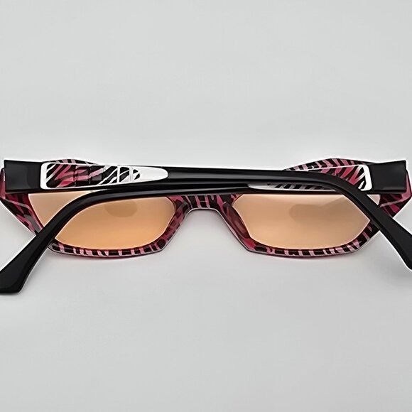 Eye-Tech Optique DC-204 Col. 05 Red Frame Light Orange Lens Cat Eye Sunglasses main image 9
